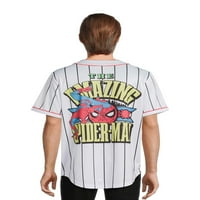 Машка маичка за бејзбол во пајакот, големини S-XL