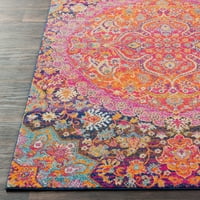 Уметнички ткајачи Солас печатени ажурирани традиционални килими во областа, розова