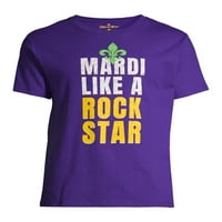 Мади Марди Марди Марди како маица со кратки ракави на рок-starвезда