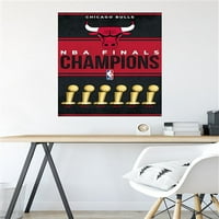 Чикаго Булс-Шампион Ѕид Постер, 22.375 34
