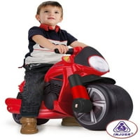Мотоцикл Injusa Ride-On Wheer за деца со месеци црвено