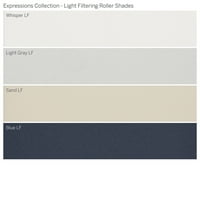 Колекција за прилагодени изрази, ролери за филтрирање на безжична светлина, сина, должина од 1 4 ширина 48