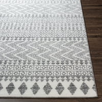 Уметнички ткајачи Цезар Марокански област килим, сива, 6'7 9 '