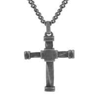 Приврзок за крст од не'рѓосувачки челик за мажи