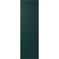 Ekena Millwork 12 W 36 H TRUE FIT PVC Diagonal Slat модерен стил фиксирани монтирани ролетни, термичка зелена боја