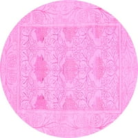 Ахгли Компанија Внатрешна Тркалезна Ориентална Розова Традиционална Област Килими, 4 ' Круг
