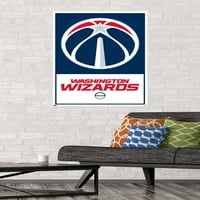 Вашингтон Визардс-Лого Ѕид Постер, 22.375 34