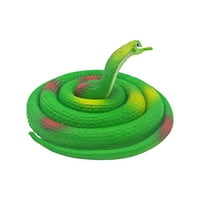 Мубом Незгодна Симулација Играчка Змија Мек Лепак Застрашувачка Цела Личност Гумена Животинска Лажна Змија Кобра