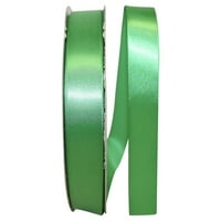 Reliant Ribbon Single Face Satin Сите прилика смарагд зелена полиестерска лента, 3600 0,87