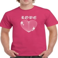 Љубов Техно Стил Срце Маица Мажи-Слика Од Shutterstock, Машки Мали