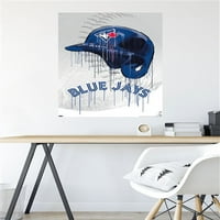 Торонто Блу ​​aysејс - Постери за wallидови на кациги за капење, 22.375 34