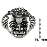 Крајбрежен накит Алберт Ајнштајн прстен од не'рѓосувачки челик