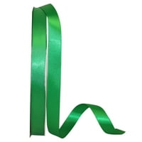 Хартија Долга со двојно лице смарагд зелена сатенска лента, 3600 0,62