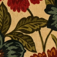 Главни теми традиционално повеќебојно цветно печатење во затворен акцент килим, 1'8 x2'10