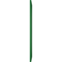 Ekena Millwork 12 W 50 H TRUE FIT PVC SINE X-BOARD FERMONE FIXED MONTING SULTERS, виридијански зеленило