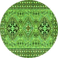 Ахгли Компанија Внатрешен Правоаголник Персиски Зелени Килими Од Традиционална Област, 8' 10'