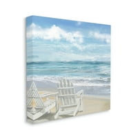 Студените индустрии бели адирондак столици на сликарството на плажа, 36, дизајн од студиото Главна линија