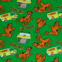 Scooby Doo Aop & Short Sneave Boys Graphic Mirts 2-Pack, големини 4-18