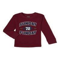 Garanimals Toddler Boys ' Sunday Funday Долга ракав маица