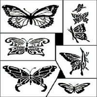 Бришење ' N 'Design Дизајнер Матрица 5 X8 - Пеперутки, Пк 3, Оклоп Производи
