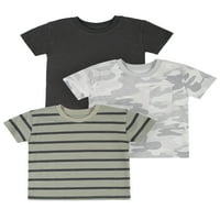 Современи моменти од Гербер Бебе и маици со кратки ракави за деца, 3-пакувања, големини 12м-5Т